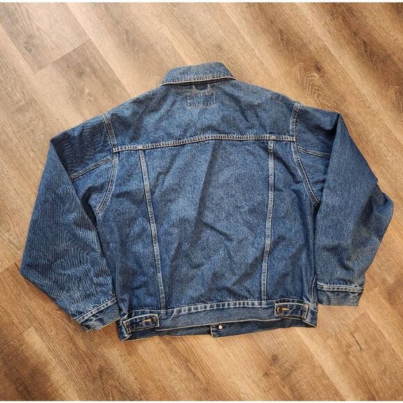 Wrangler Blue Denim Bomber Jacket - Picture 7 of 7